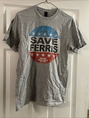 Gray 'Save Ferris' Graphic Tee - Ferris Bueller's Day Off